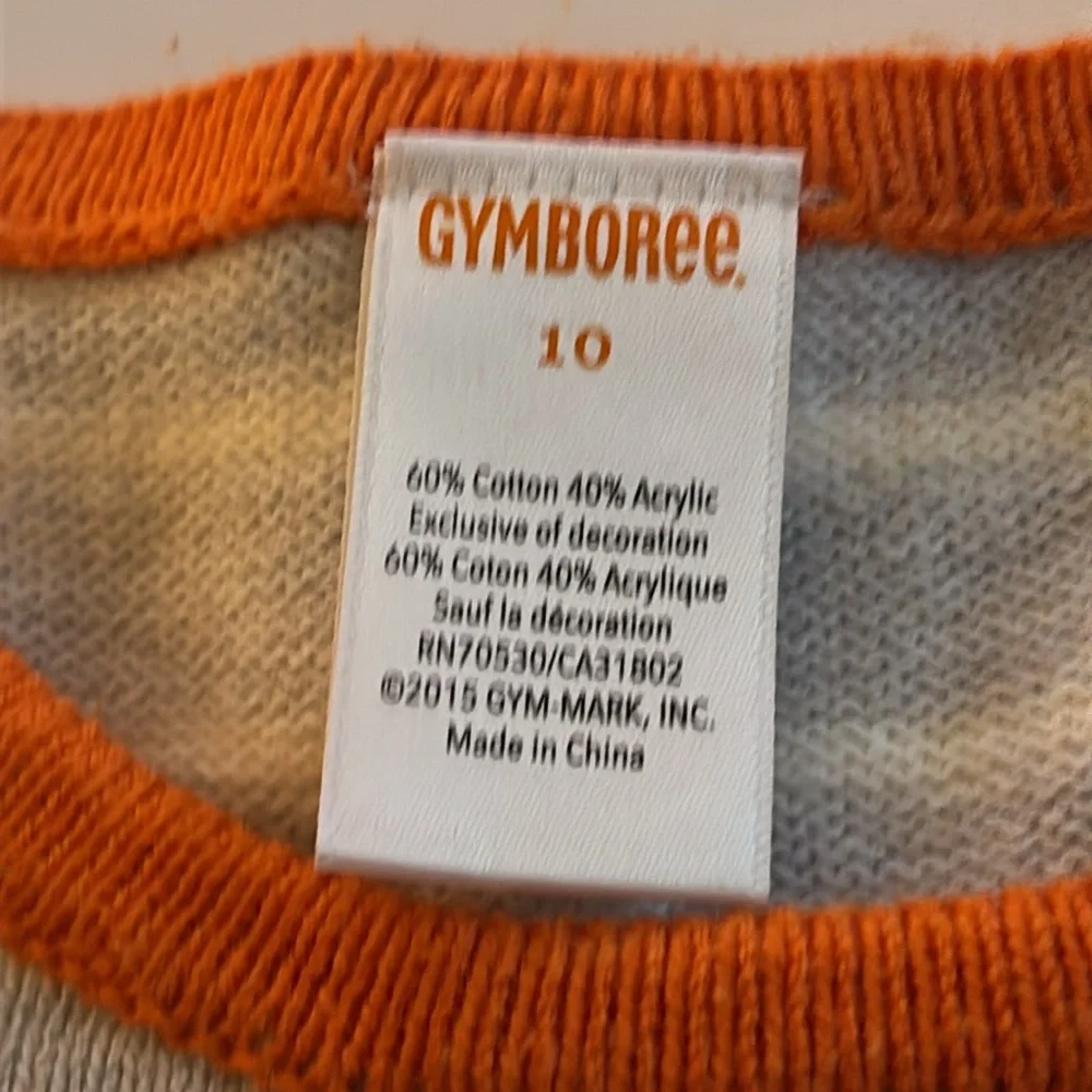 Pumpkin Sweater Dress Size 10 Gymboree Pumpkin Sweater Dress Gray Stripes